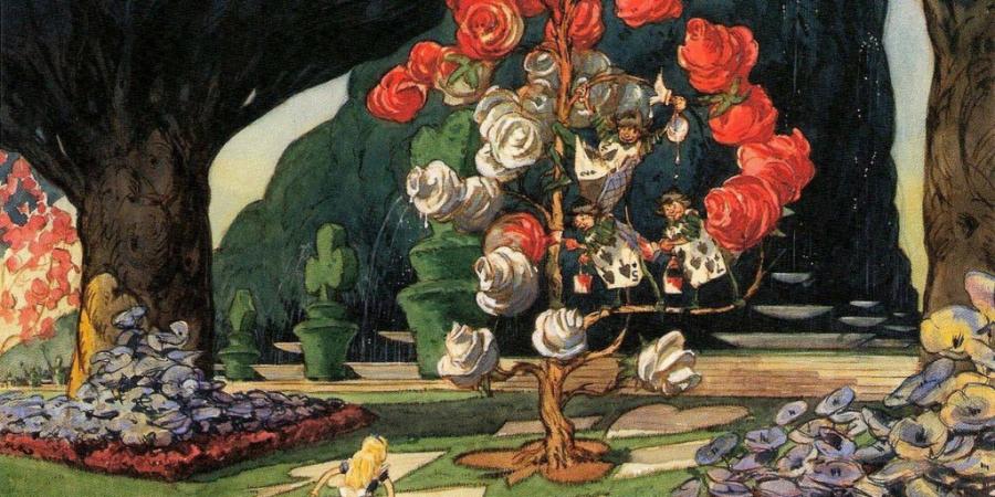Alice in Wonderland Rose Garden